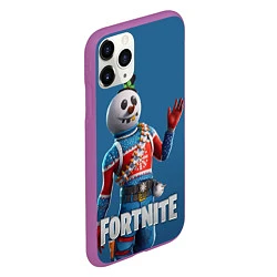 Чехол iPhone 11 Pro матовый FORTNITE, цвет: 3D-фиолетовый — фото 2