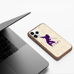 Чехол iPhone 11 Pro матовый Бездомный Бог, цвет: 3D-коричневый — фото 2