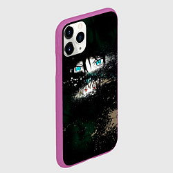 Чехол iPhone 11 Pro матовый Бездомный Бог, цвет: 3D-фиолетовый — фото 2