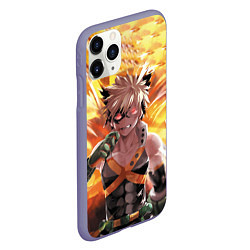 Чехол iPhone 11 Pro матовый Fire Academia, цвет: 3D-серый — фото 2