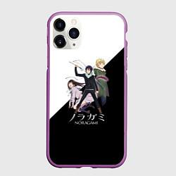 Чехол iPhone 11 Pro матовый Бездомный Бог, цвет: 3D-фиолетовый