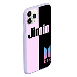 Чехол iPhone 11 Pro матовый BTS Jimin, цвет: 3D-светло-сиреневый — фото 2