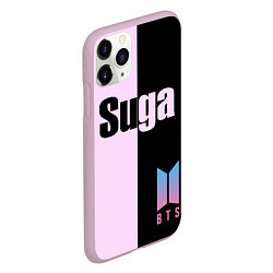 Чехол iPhone 11 Pro матовый BTS Suga, цвет: 3D-розовый — фото 2