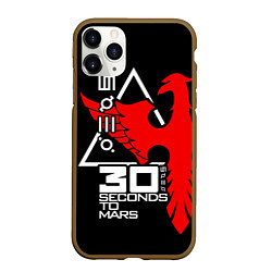 Чехол iPhone 11 Pro матовый 30 Seconds to Mars