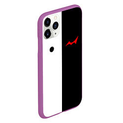 Чехол iPhone 11 Pro матовый MONOKUMA Eyes, цвет: 3D-фиолетовый — фото 2