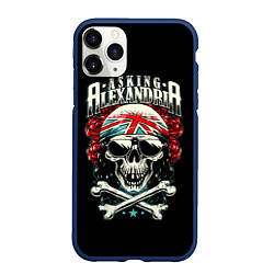 Чехол iPhone 11 Pro матовый Asking Alexandria: Alone In A Room, цвет: 3D-тёмно-синий