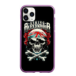 Чехол iPhone 11 Pro матовый Asking Alexandria: Alone In A Room, цвет: 3D-фиолетовый