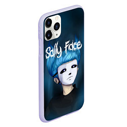 Чехол iPhone 11 Pro матовый Sally Face, цвет: 3D-светло-сиреневый — фото 2