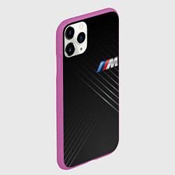Чехол iPhone 11 Pro матовый BMW, цвет: 3D-фиолетовый — фото 2