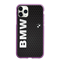 Чехол iPhone 11 Pro матовый BMW, цвет: 3D-фиолетовый