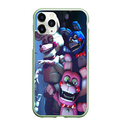 Чехол iPhone 11 Pro матовый Five Nights at Freddys, цвет: 3D-салатовый