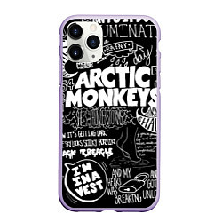 Чехол iPhone 11 Pro матовый Arctic Monkeys: I'm in a Vest, цвет: 3D-светло-сиреневый