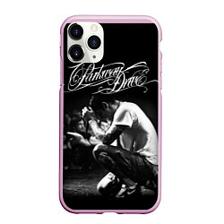 Чехол iPhone 11 Pro матовый Parkway Drive, цвет: 3D-розовый