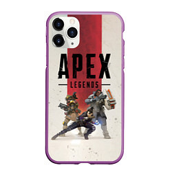 Чехол iPhone 11 Pro матовый Apex Legends, цвет: 3D-фиолетовый