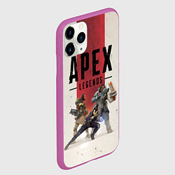 Чехол iPhone 11 Pro матовый Apex Legends, цвет: 3D-фиолетовый — фото 2