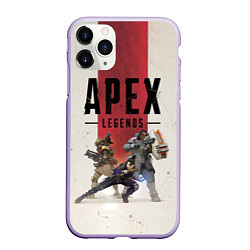 Чехол iPhone 11 Pro матовый Apex Legends, цвет: 3D-светло-сиреневый