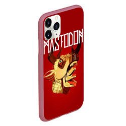 Чехол iPhone 11 Pro матовый Mastodon: Leviathan, цвет: 3D-малиновый — фото 2