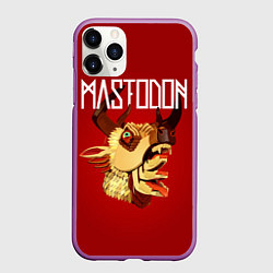 Чехол iPhone 11 Pro матовый Mastodon: Leviathan, цвет: 3D-фиолетовый