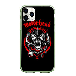 Чехол iPhone 11 Pro матовый Motorhead Demons, цвет: 3D-салатовый