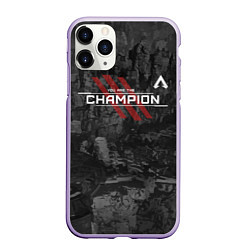 Чехол iPhone 11 Pro матовый You Are The Champion, цвет: 3D-светло-сиреневый