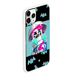 Чехол iPhone 11 Pro матовый Marshmello Slushi, цвет: 3D-белый — фото 2