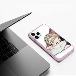 Чехол iPhone 11 Pro матовый Dreams, цвет: 3D-розовый — фото 2