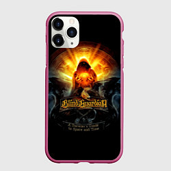 Чехол iPhone 11 Pro матовый Blind Guardian: Guide to Space, цвет: 3D-малиновый