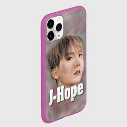 Чехол iPhone 11 Pro матовый BTS J-Hope, цвет: 3D-фиолетовый — фото 2