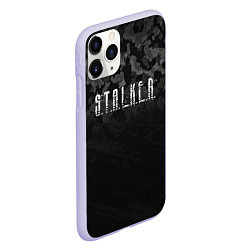 Чехол iPhone 11 Pro матовый STALKER: Dark Camo, цвет: 3D-светло-сиреневый — фото 2