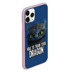 Чехол iPhone 11 Pro матовый How to train your dragon, цвет: 3D-розовый — фото 2