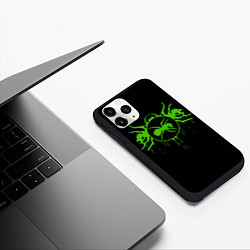 Чехол iPhone 11 Pro матовый The Prodigy: Acid Ants, цвет: 3D-черный — фото 2