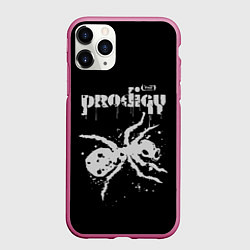 Чехол iPhone 11 Pro матовый The Prodigy The Ant, цвет: 3D-малиновый