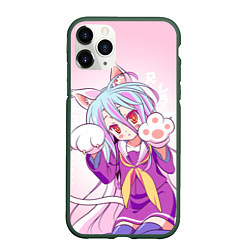 Чехол iPhone 11 Pro матовый No Game No Life, цвет: 3D-темно-зеленый