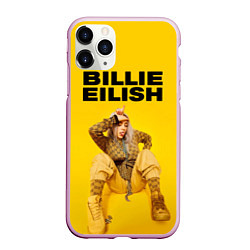 Чехол iPhone 11 Pro матовый Billie Eilish: Lovely, цвет: 3D-розовый