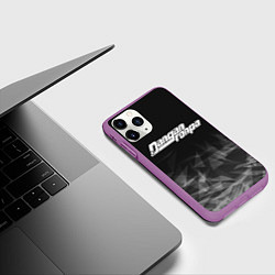 Чехол iPhone 11 Pro матовый DANGANRONPA, цвет: 3D-фиолетовый — фото 2