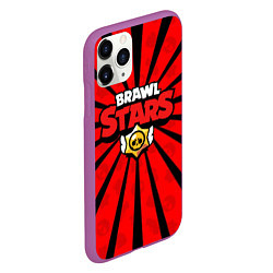 Чехол iPhone 11 Pro матовый Brawl Stars: Sunrise, цвет: 3D-фиолетовый — фото 2