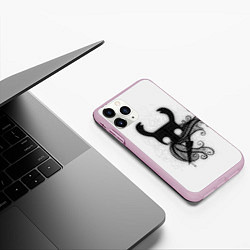 Чехол iPhone 11 Pro матовый Hollow Knight, цвет: 3D-розовый — фото 2