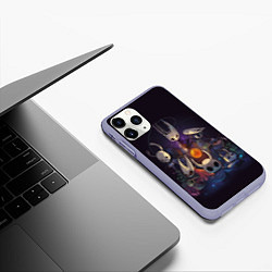 Чехол iPhone 11 Pro матовый Hollow Knight, цвет: 3D-светло-сиреневый — фото 2