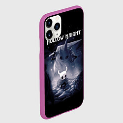 Чехол iPhone 11 Pro матовый Hollow Knight, цвет: 3D-фиолетовый — фото 2