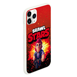 Чехол iPhone 11 Pro матовый Brawl Stars Colt, цвет: 3D-белый — фото 2