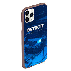 Чехол iPhone 11 Pro матовый Detroit: Become Human, цвет: 3D-коричневый — фото 2
