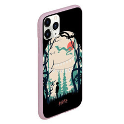 Чехол iPhone 11 Pro матовый Хранители Леса, цвет: 3D-розовый — фото 2