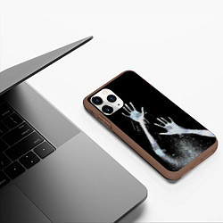 Чехол iPhone 11 Pro матовый В Заперти, цвет: 3D-коричневый — фото 2
