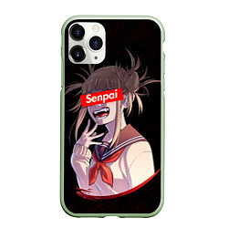 Чехол iPhone 11 Pro матовый Senpai My Hero Academia, цвет: 3D-салатовый