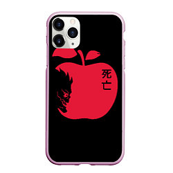 Чехол iPhone 11 Pro матовый Яблоко Рюка, цвет: 3D-розовый