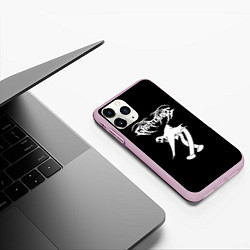 Чехол iPhone 11 Pro матовый GHOSTEMANE, цвет: 3D-розовый — фото 2