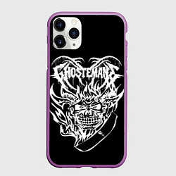 Чехол iPhone 11 Pro матовый Ghostemane, цвет: 3D-фиолетовый