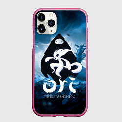 Чехол iPhone 11 Pro матовый Ori logo game, цвет: 3D-малиновый