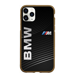 Чехол iPhone 11 Pro матовый BMW, цвет: 3D-коричневый