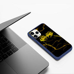 Чехол iPhone 11 Pro матовый GHOSTEMANE, цвет: 3D-тёмно-синий — фото 2